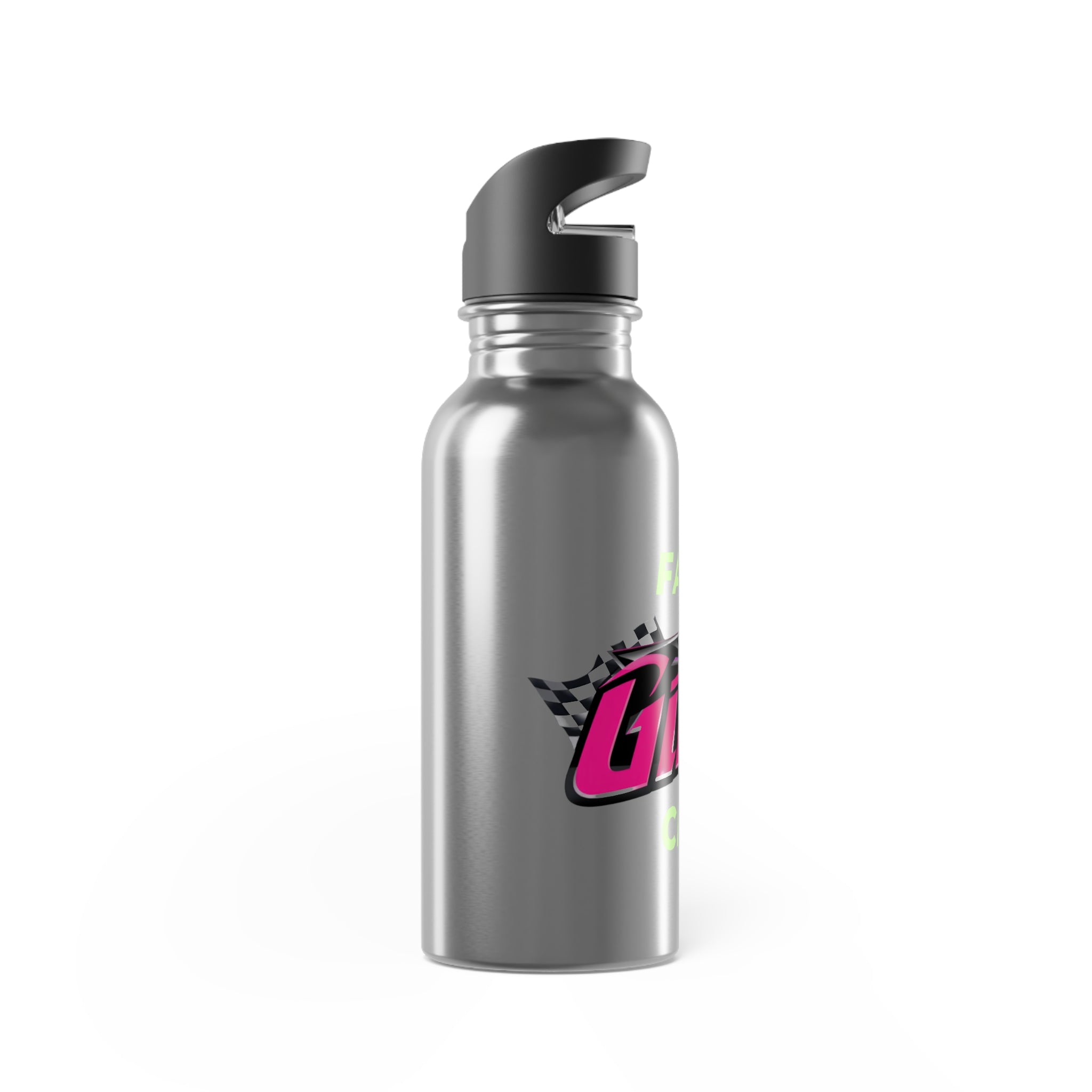 Fast Girls Club Stainless Steel Water Bottle (20oz) — Sport Straw Bottle