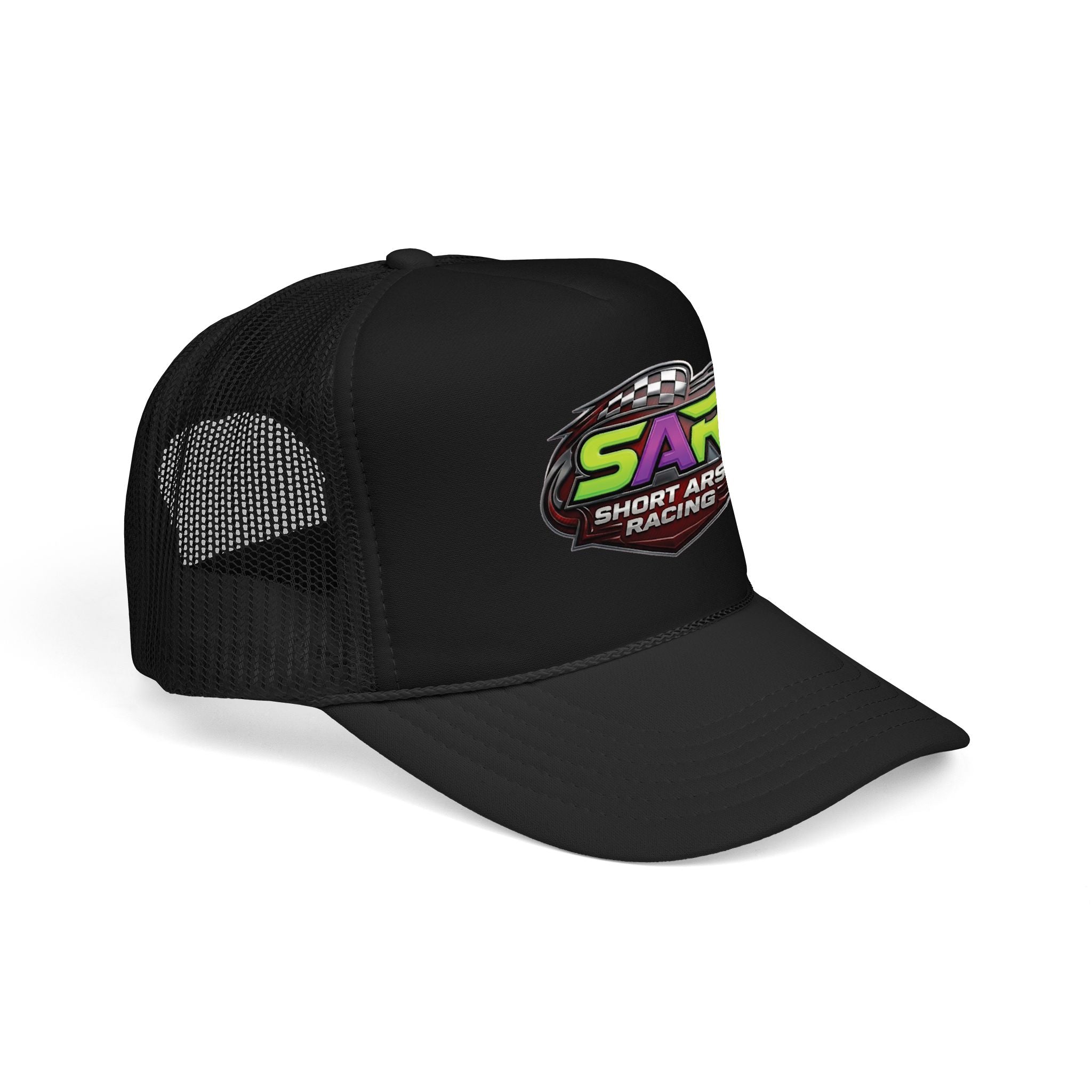 Short Arse Racing Foam Trucker Hat - Racing Logo Cap