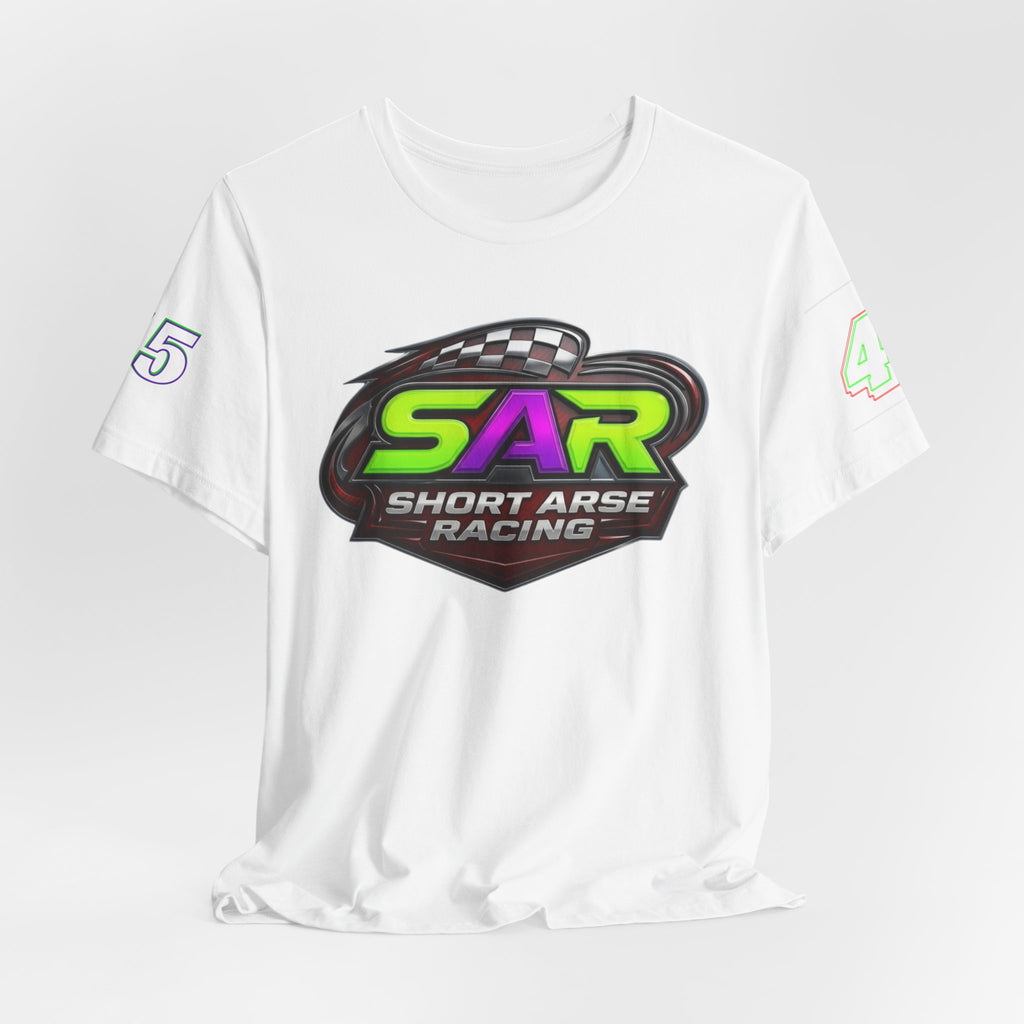 Racing Logo Tee — "SAR Short Arse Racing" Graphic T-Shirt