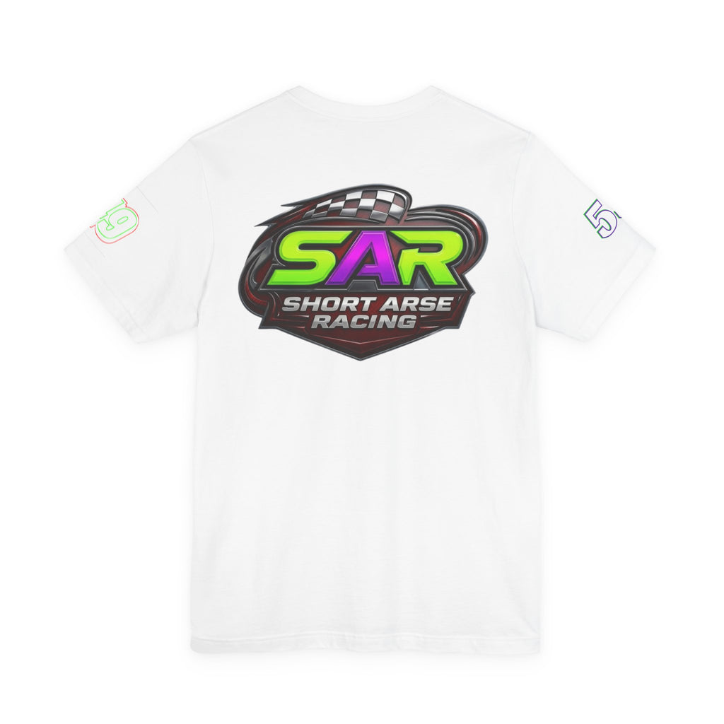 Racing Logo Tee — "SAR Short Arse Racing" Graphic T-Shirt