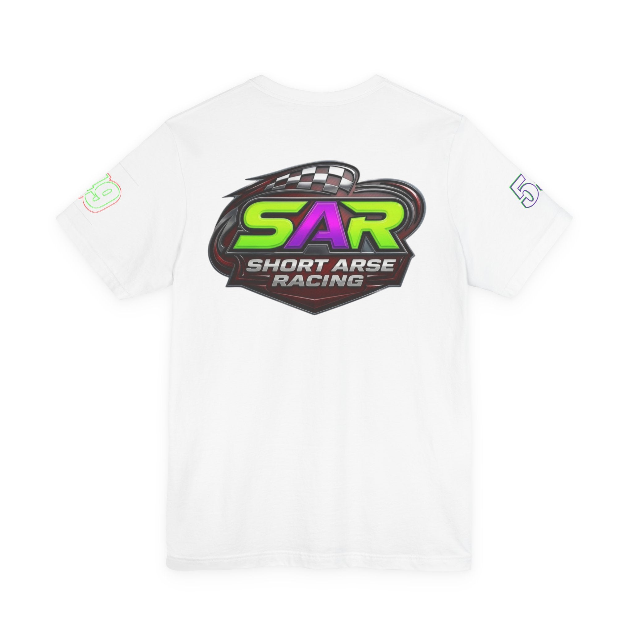 Racing Logo Tee — "SAR Short Arse Racing" Graphic T-Shirt