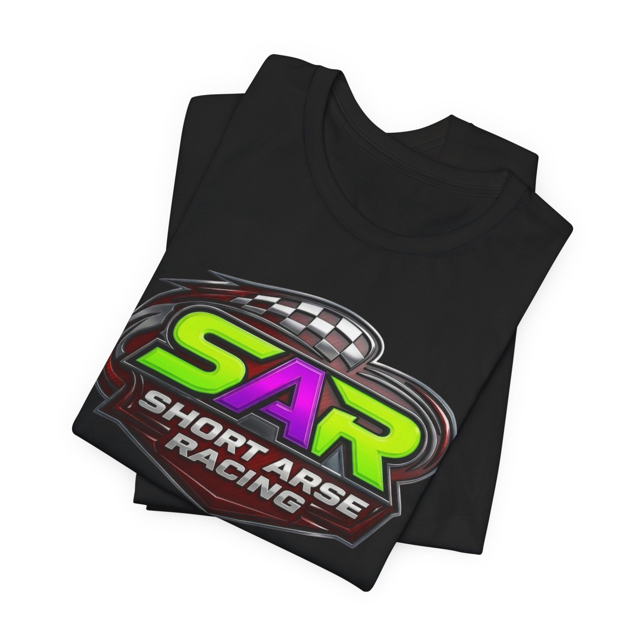 Racing Logo Tee — "SAR Short Arse Racing" Graphic T-Shirt