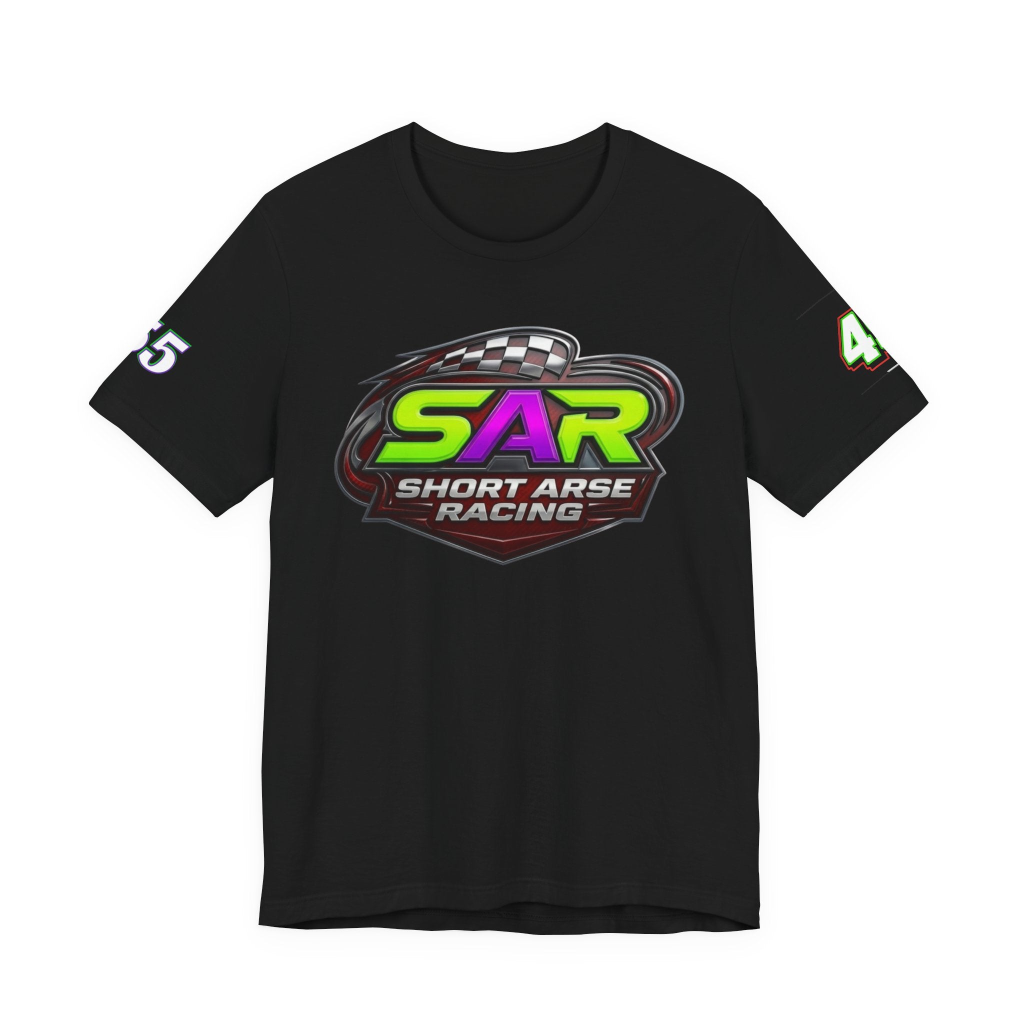 Racing Logo Tee — "SAR Short Arse Racing" Graphic T-Shirt