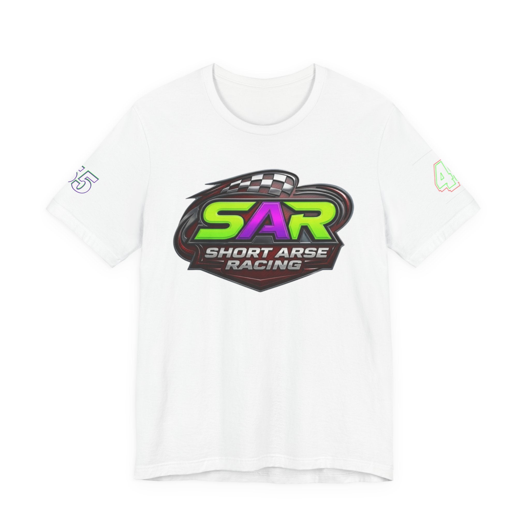 Racing Logo Tee — "SAR Short Arse Racing" Graphic T-Shirt